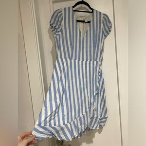 JCREW summer blue stripped dress, very girly and flirty!